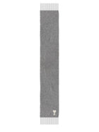Ami Paris Unisex Scarf Grey