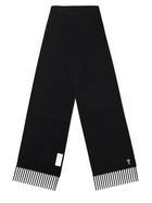 Ami Paris Unisex Scarf Black