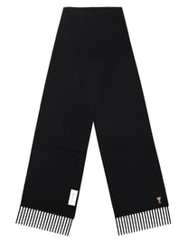Ami Paris Unisex Scarf Black