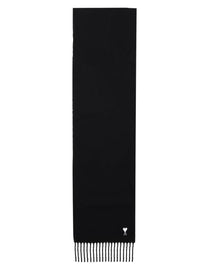 Ami Paris Unisex Scarf Black