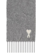 Ami Paris Unisex Scarf Grey, view 2