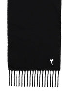 Ami Paris Unisex Scarf Black