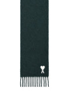 Ami Paris Unisex Scarf Green
