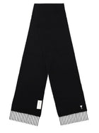 Ami Paris Unisex Scarf Black