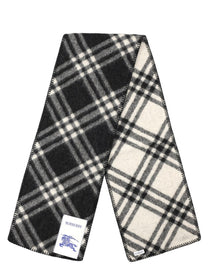 Burberry Women's Scarf with Print Check Black