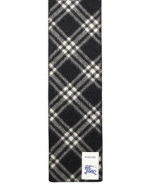 Burberry Women's Scarf with Print Check Black