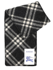Burberry Women's Scarf with Print Check Black