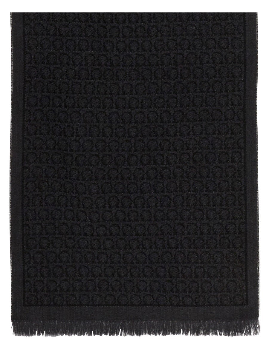 Ferragamo Women's Sciarpa Gancini Black