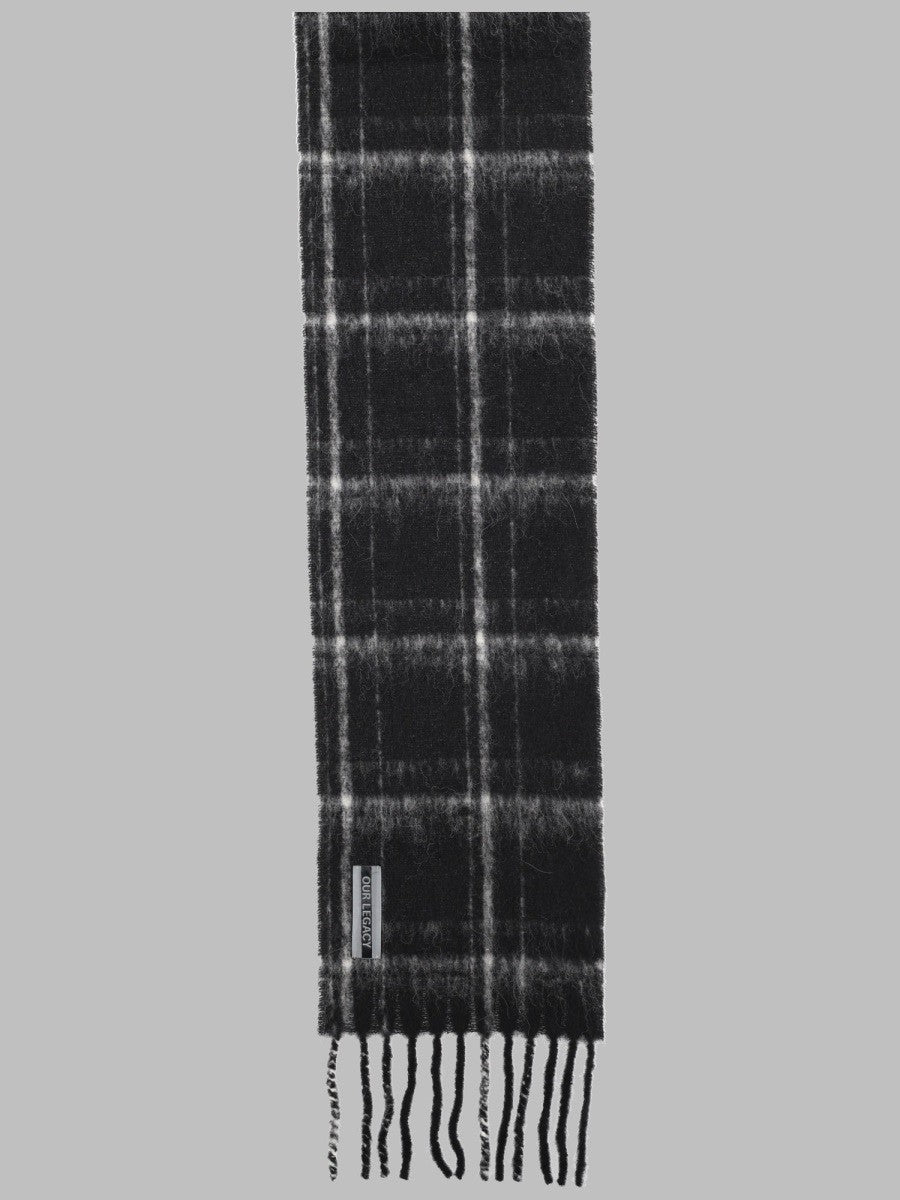 Our Legacy Men's Sciarpa in Alpaca Lana Black