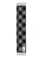 Burberry Women's Cashmere Check Scarf Black