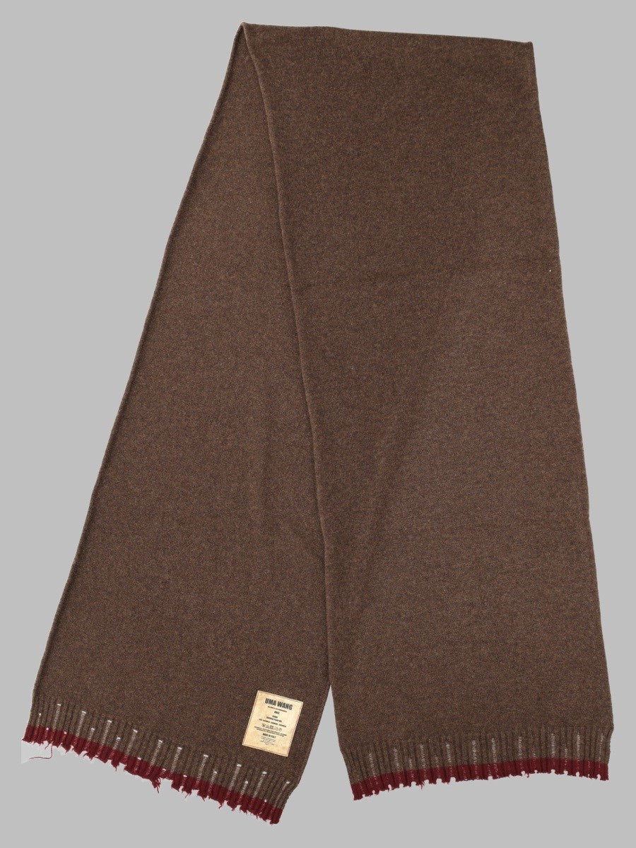 Uma Wang Women's Sciarpa in Cashmere Brown
