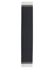 Ferragamo Men's Sciarpa in Lana Misto Cashmere Grey