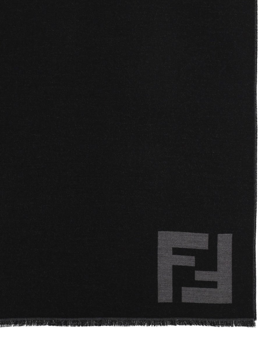 Fendi Men's Sciarpa in Lana Black