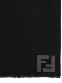 Fendi Men's Sciarpa in Lana Black