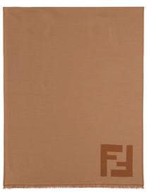 Fendi Men's Sciarpa in Lana Beige