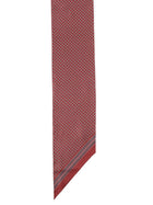 Saint Laurent Men's Twill Silk Lavallière Scarf Red