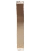 JACQUEMUS Unisex Moisson Scarf Beige