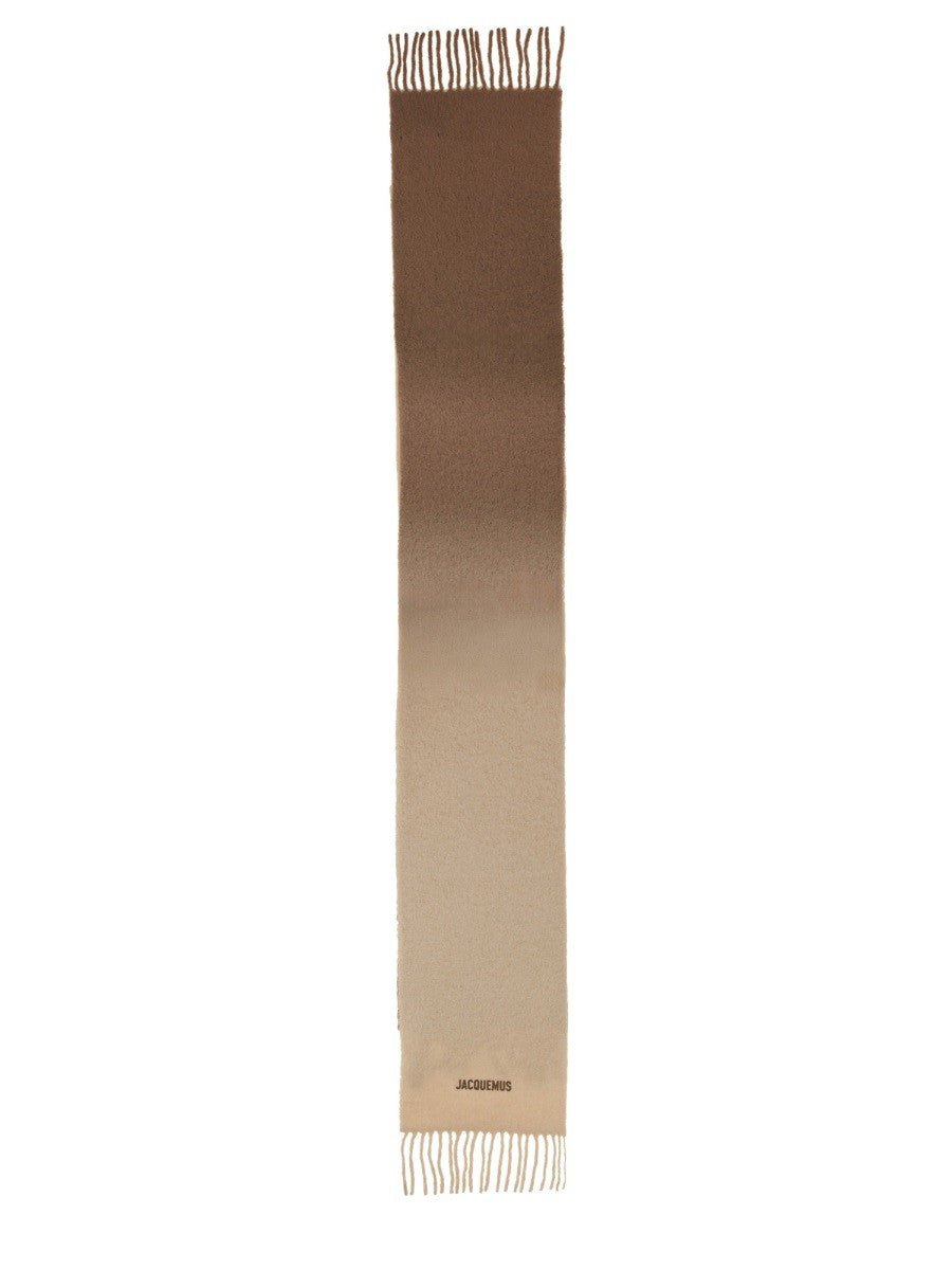 JACQUEMUS Unisex Moisson Scarf Beige
