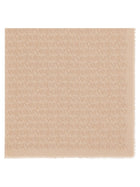 Saint Laurent Women's Modal Cashmere Quadrata Scarf Beige