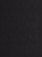 Saint Laurent Women's Silk Quadrata Scarf Black, view 2
