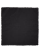Saint Laurent Women's Silk Quadrata Scarf Black