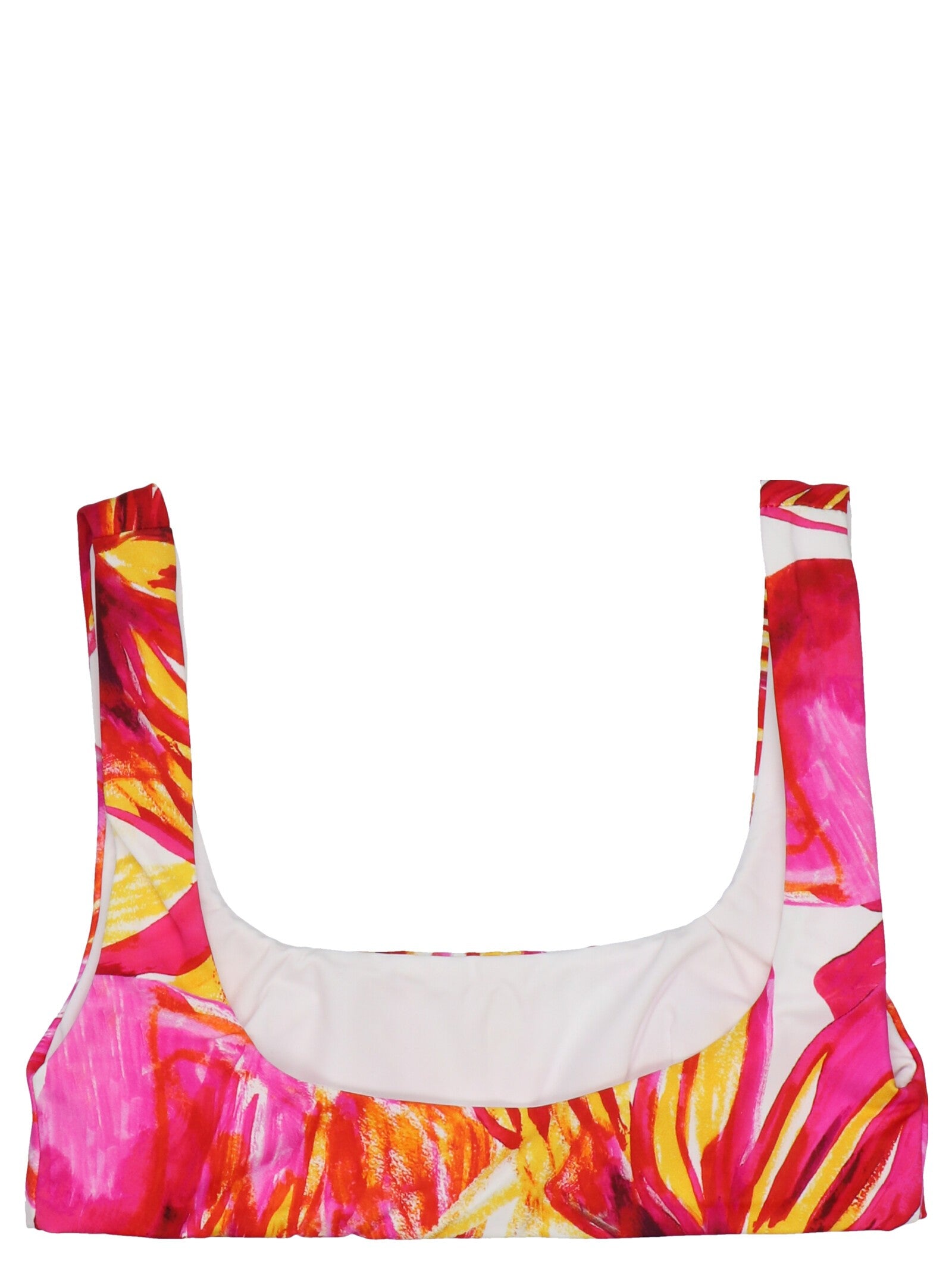 Louisa Ballou Scoop Bikini Top Gold