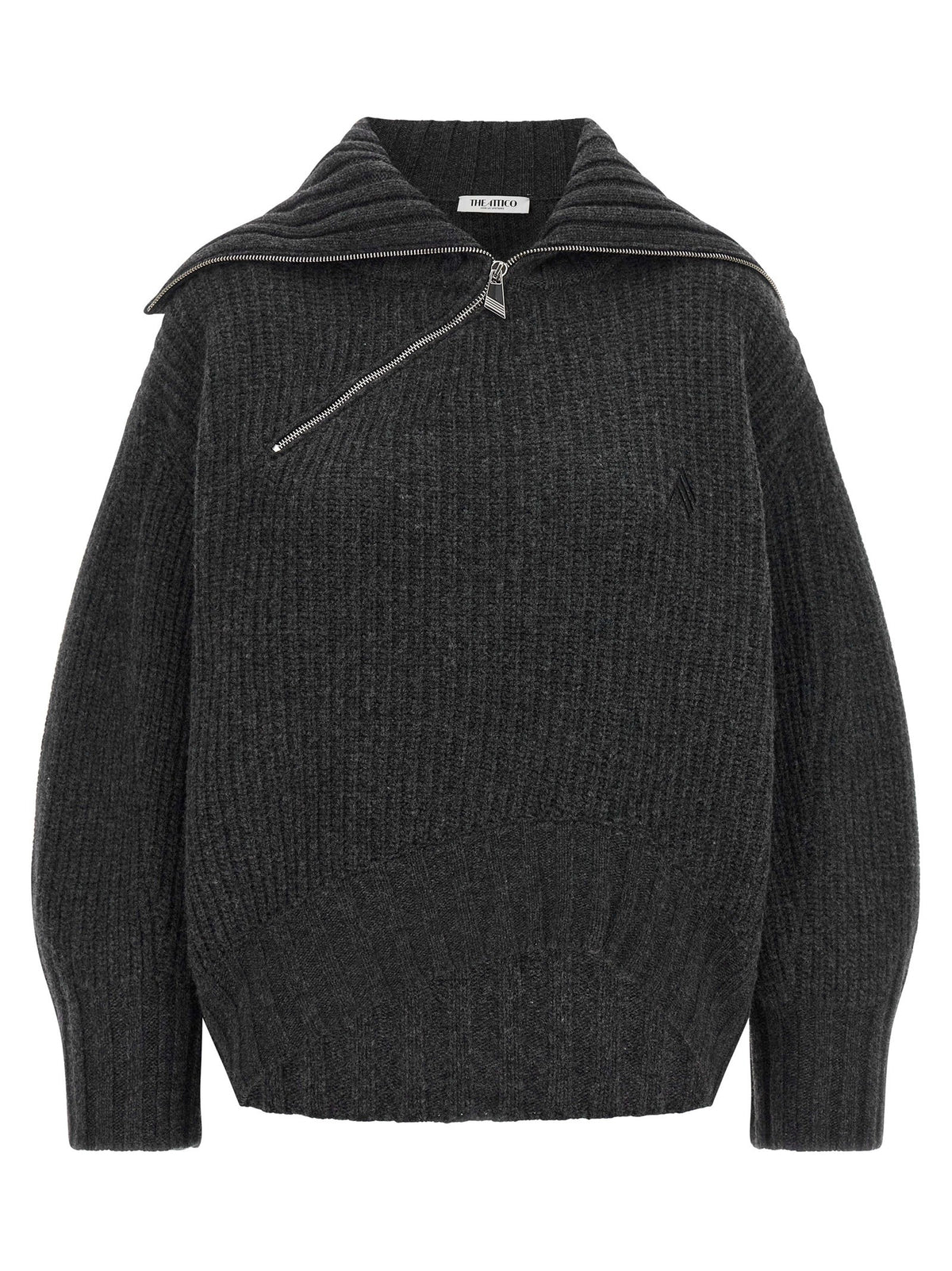 The Attico Scoop Sweater Grey