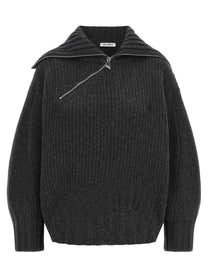 The Attico Scoop Sweater Grey
