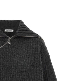 The Attico Scoop Sweater Grey