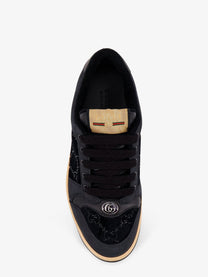 Gucci Women's Screener GG Velvet Sneakers Black