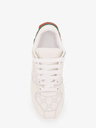 Gucci Men's Screener Leather Sneakers White, view 5