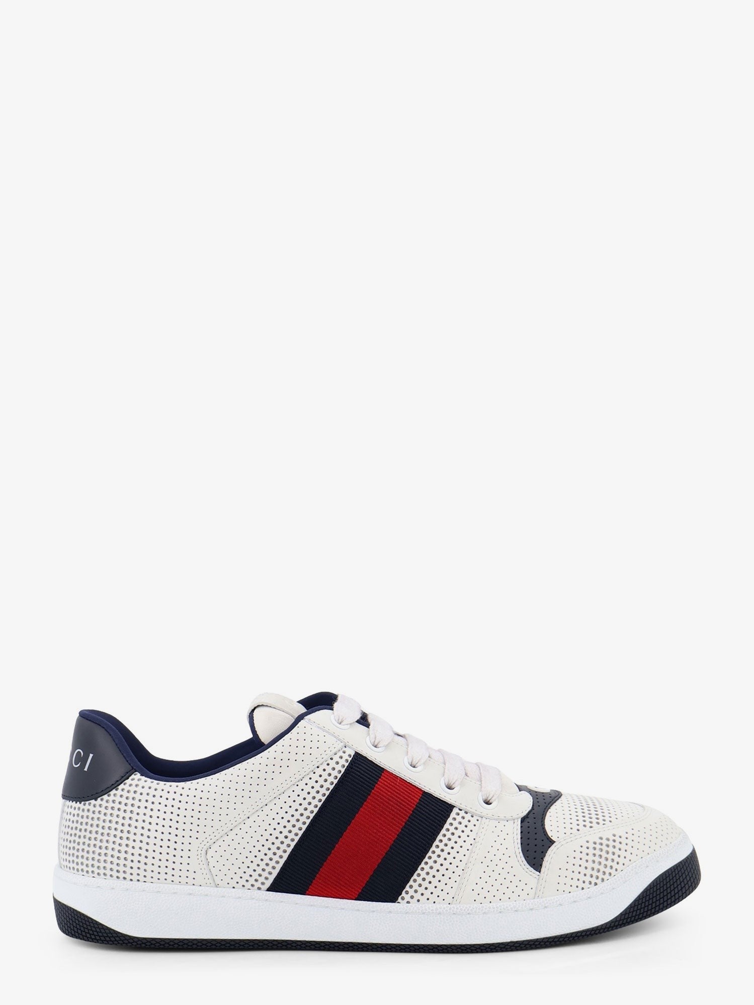 Gucci Men's Screener Leather Sneakers WHBLWHBR