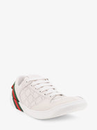 Gucci Men's Screener Leather Sneakers White, view 2