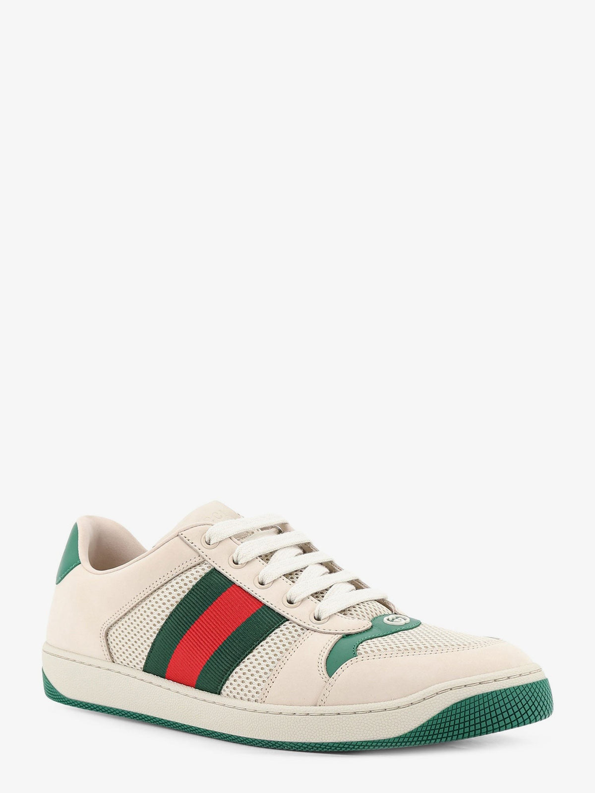 Gucci Men's Screener Mesh and Leather Sneakers WSWSEMEVRV