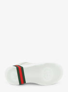 Gucci Women's Screener Sneaker in Perforated GG Leather White, view 4