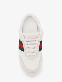 Gucci Women's Screener Sneakers in Nylon White