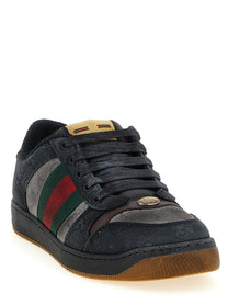 Gucci Men's GG Bicolor Fabric Sneakers Black