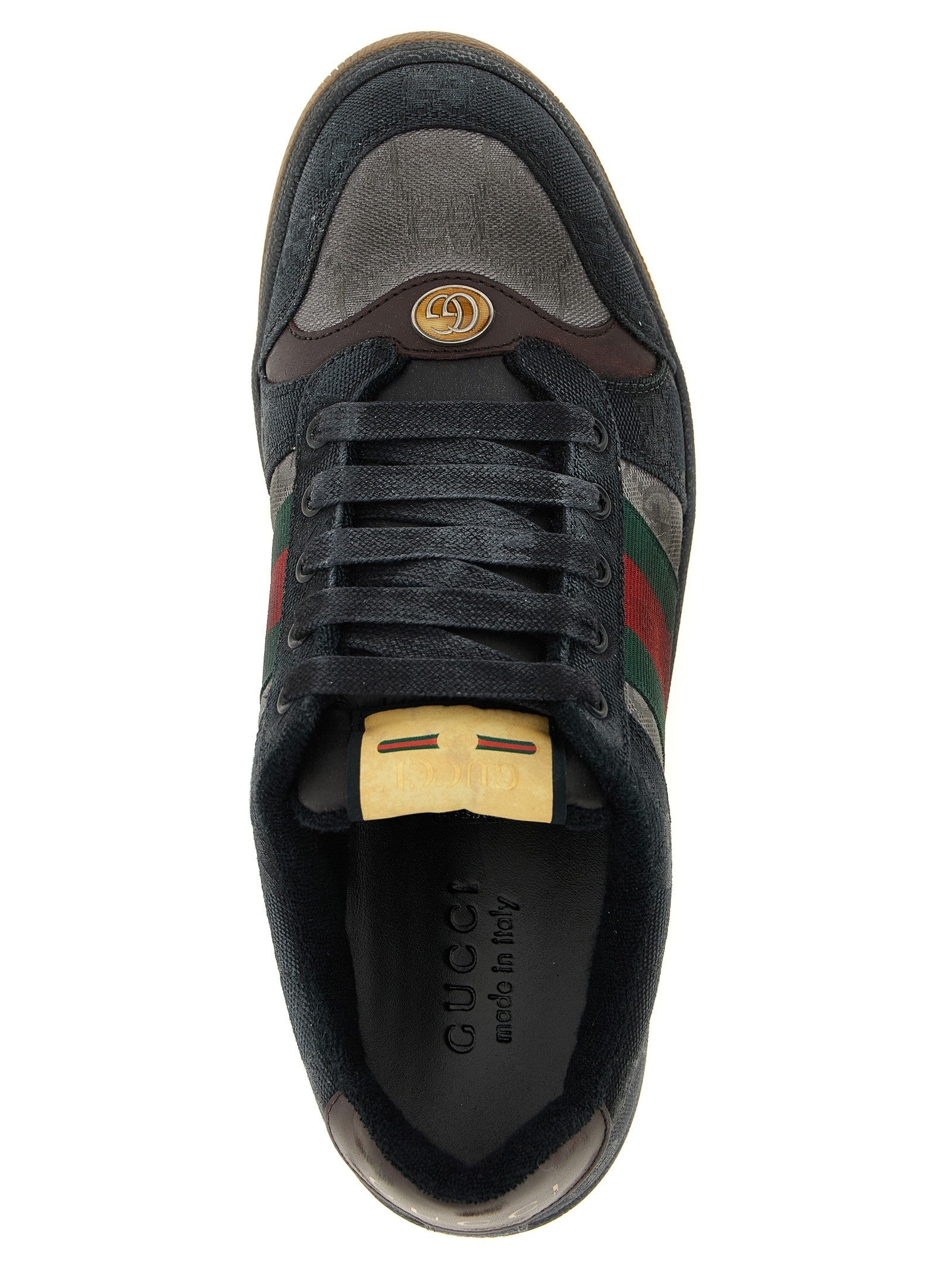 Gucci Men's GG Bicolor Fabric Sneakers Black