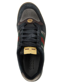 Gucci Men's GG Bicolor Fabric Sneakers Black