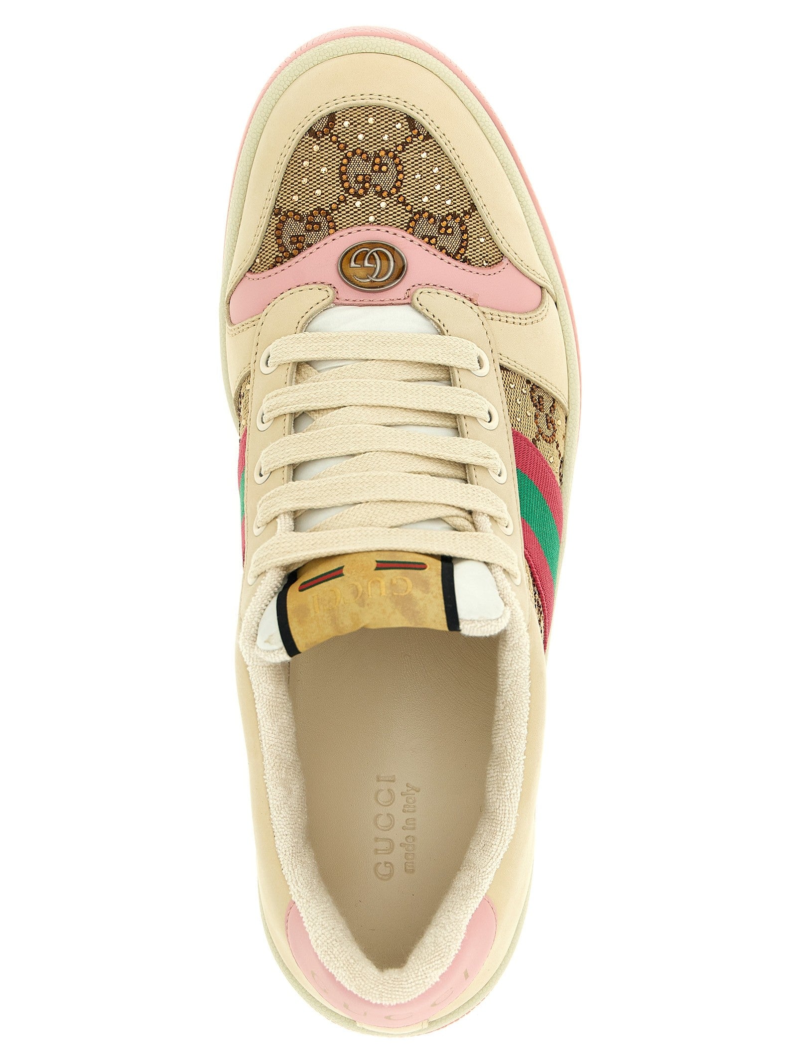 Gucci Screener Sneakers Gold