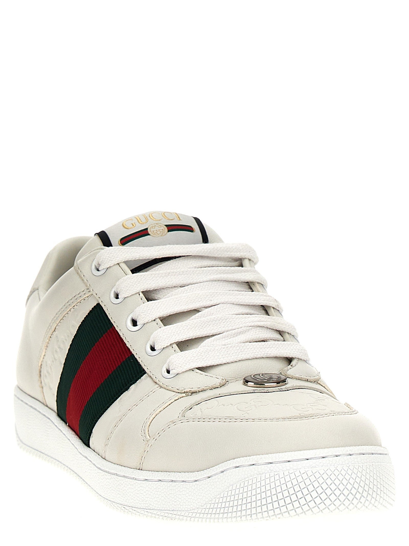 Gucci Screener Sneakers White