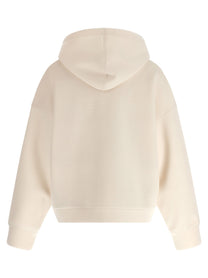 Fabiana Filippi Scuba Cashmere Hoodie Beige