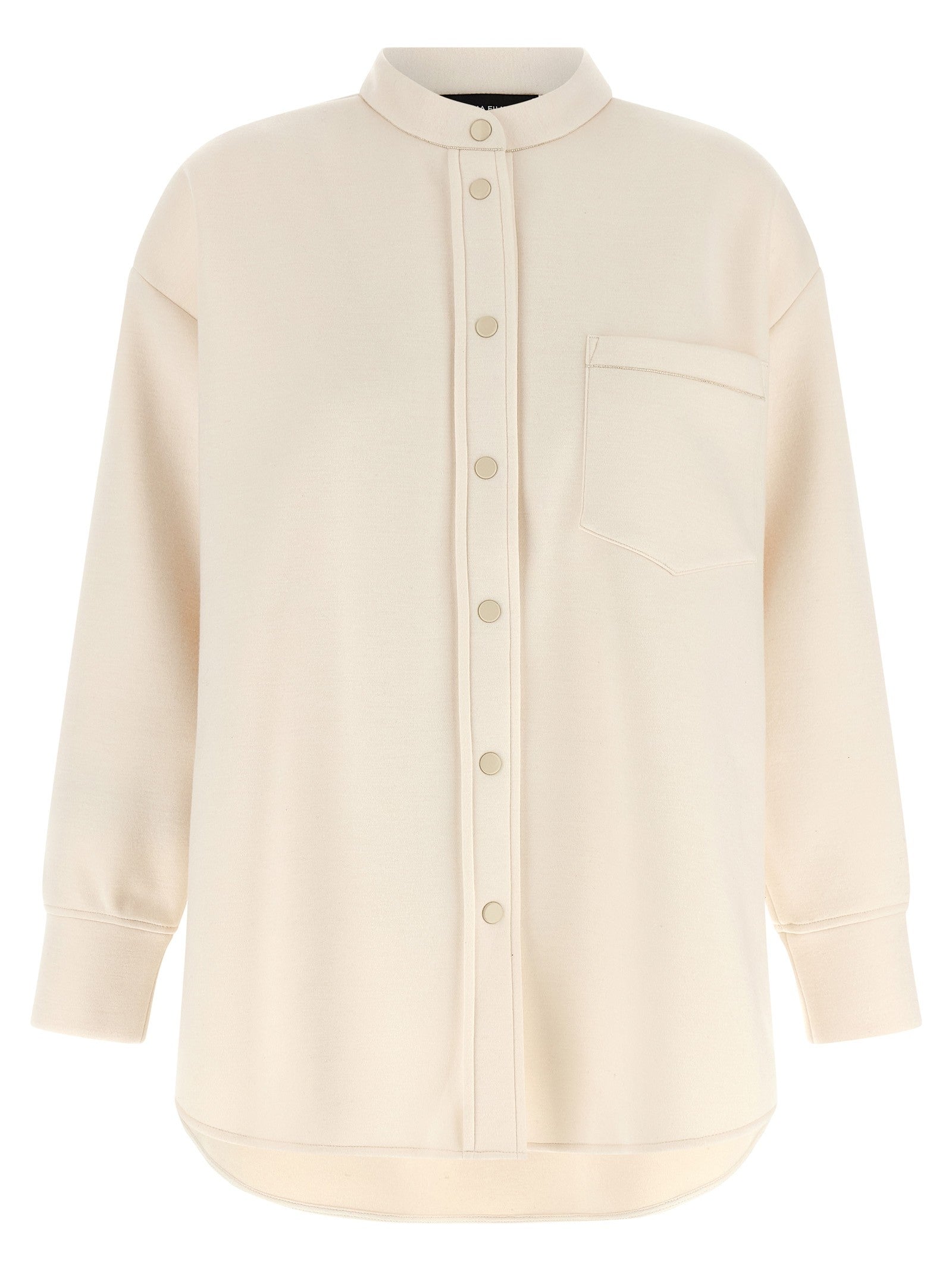 Fabiana Filippi Scuba Cashmere Shirt Beige
