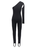 David Koma Scuba Cut Out One Length Bodysuit Black, view 2