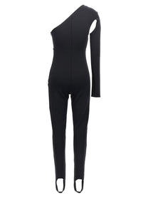 David Koma Scuba Cut Out One Length Bodysuit Black, view 2
