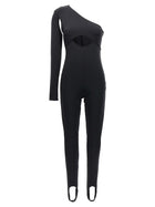 David Koma Scuba Cut Out One Length Bodysuit Black