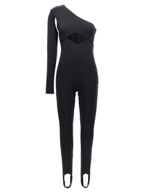 David Koma Scuba Cut Out One Length Bodysuit Black