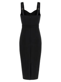 Elisabetta Franchi Scuba Dress Black