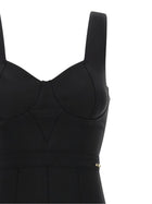 Elisabetta Franchi Scuba Dress Black, view 3