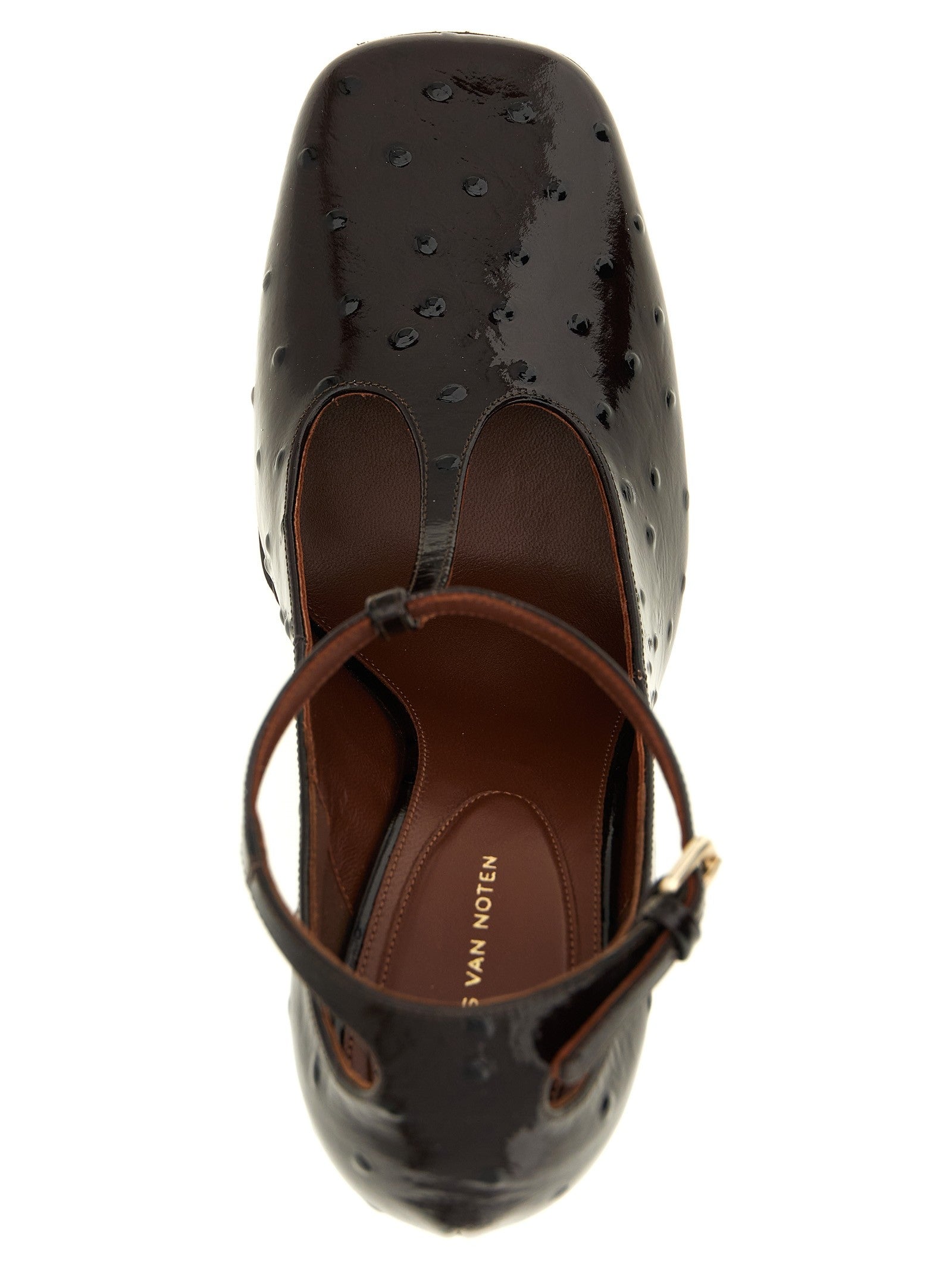 Dries Van Noten Sculptural Heel Pumps Red